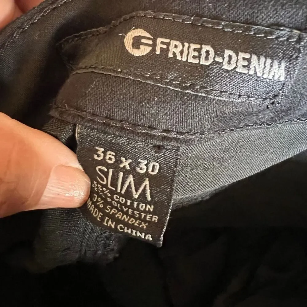 G Fried denim black jeans 36X30 man Jeans